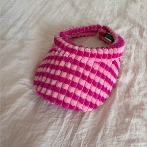 Wild Fable Pink Striped Visor